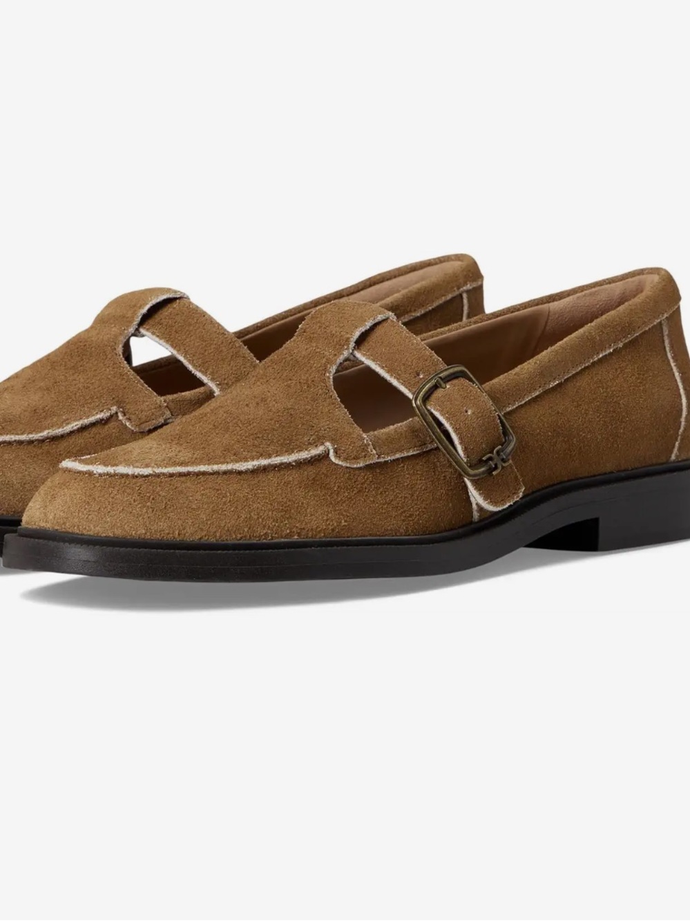 Sam Edelman Elaina toffee suede  Buckle shoe